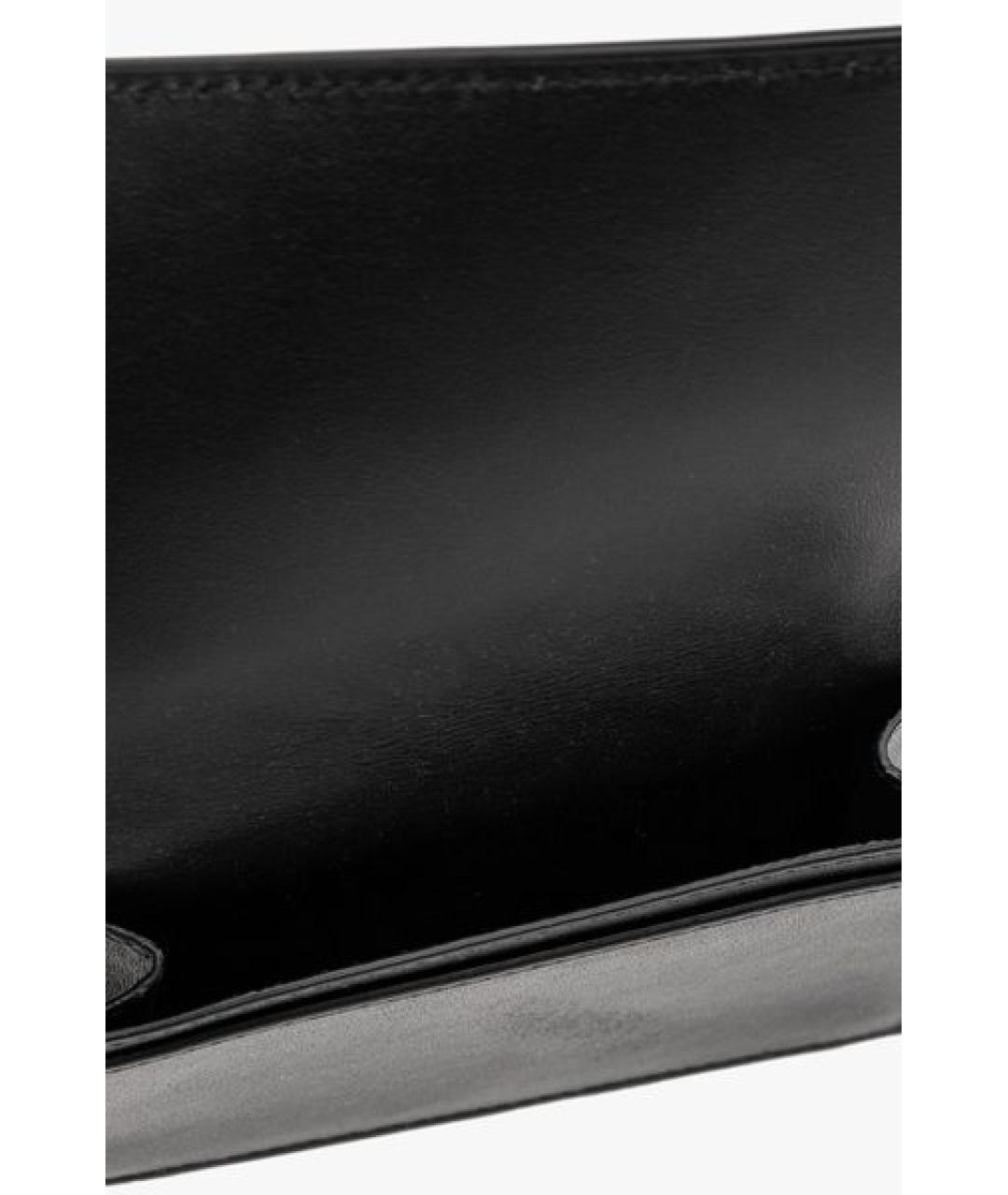 BOTTEGA VENETA Черный кожаный кардхолдер, фото 3