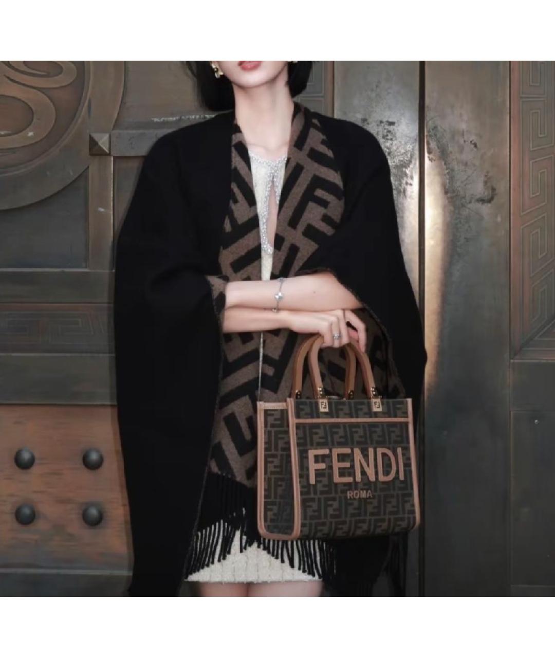 FENDI Кожаная сумка тоут, фото 8