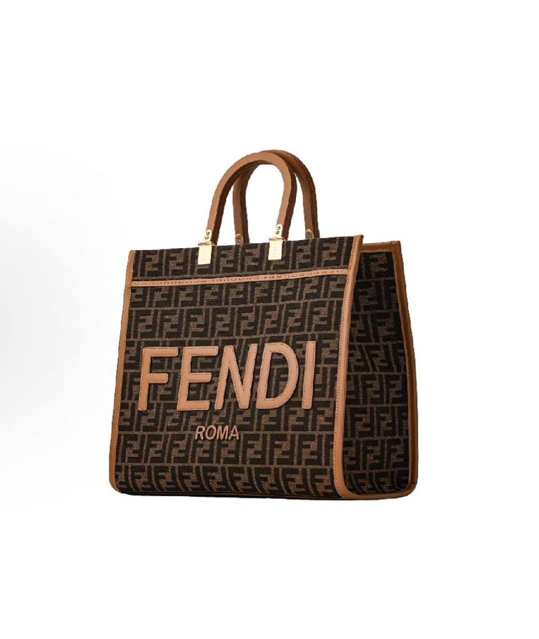 FENDI Кожаная сумка тоут, фото 2