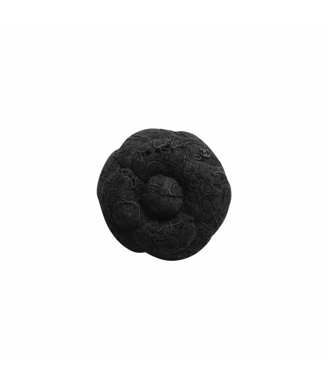 CHANEL Черная булавка / брошь, фото 1