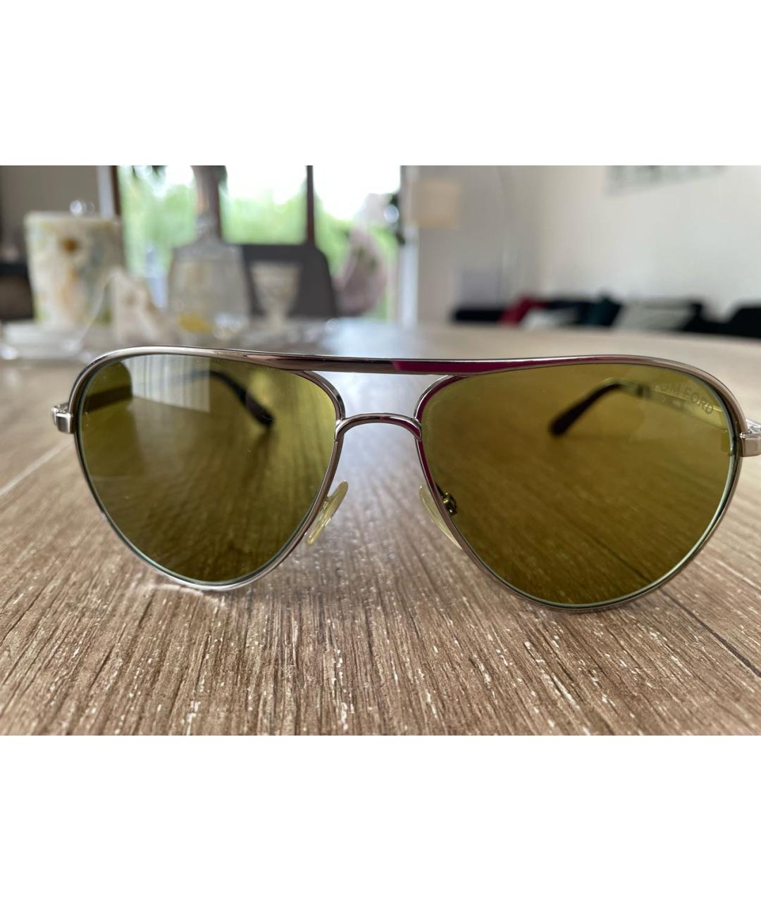 TOM FORD Металлические солнцезащитные очки, фото 5