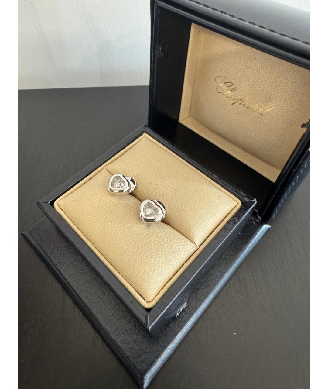 CHOPARD Белые серьги из белого золота, фото 4