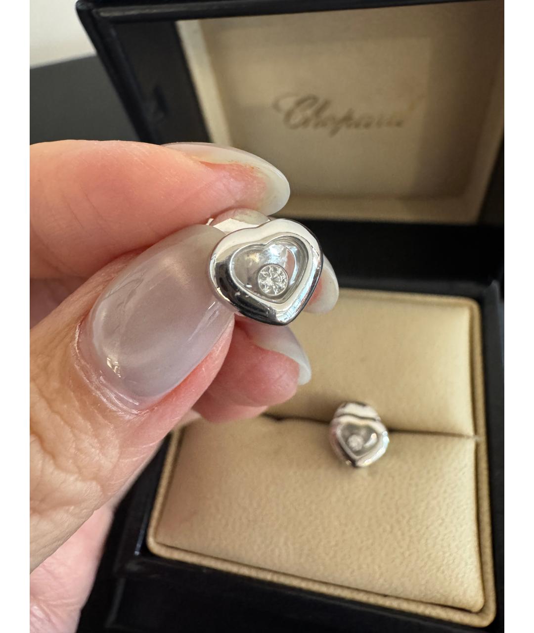 CHOPARD Белые серьги из белого золота, фото 5