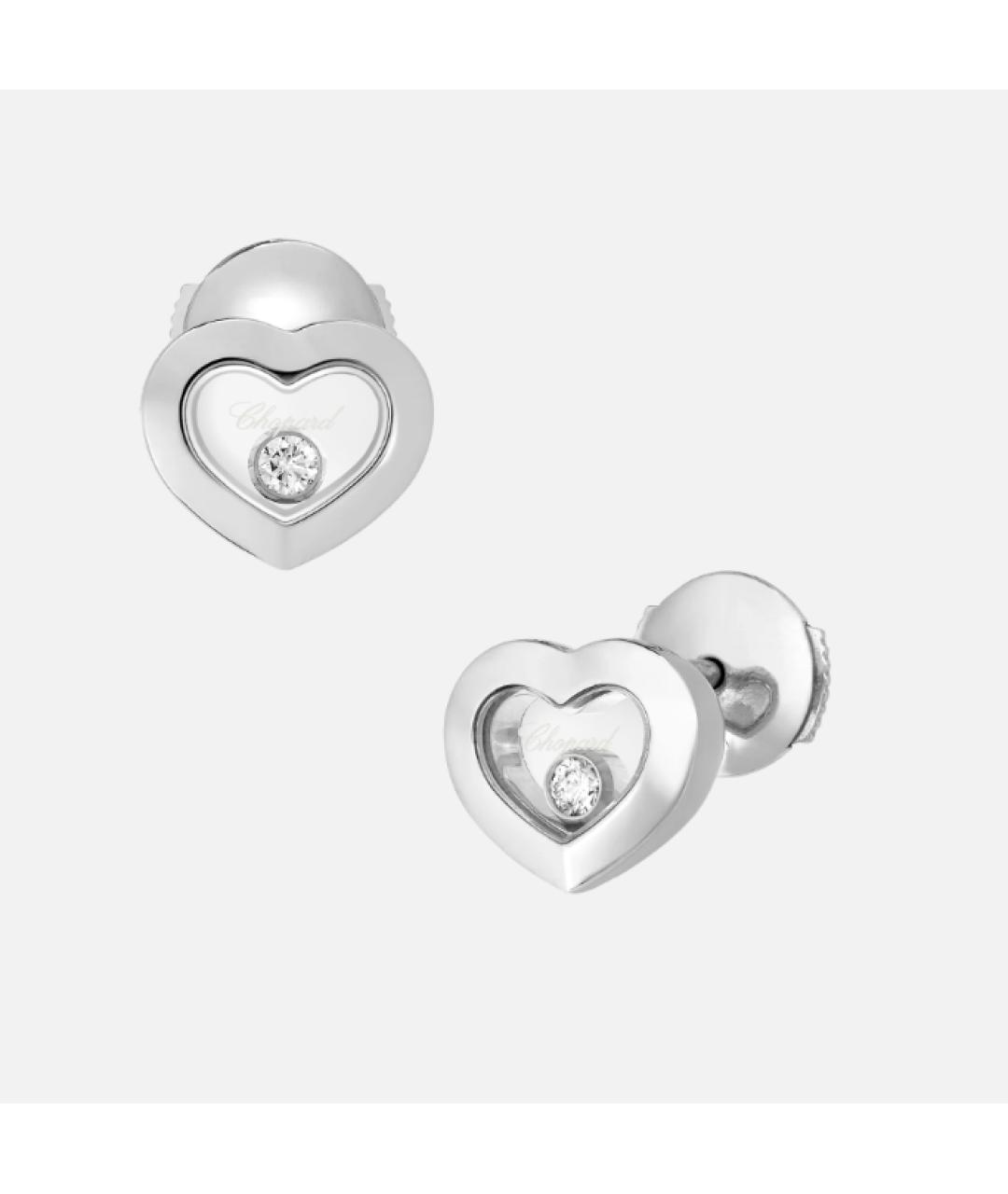 CHOPARD Белые серьги из белого золота, фото 7