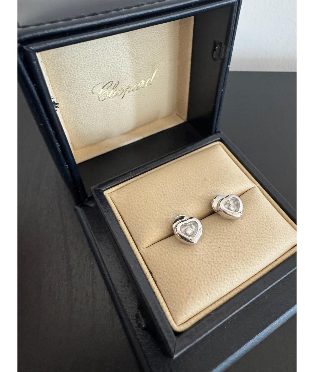 CHOPARD Белые серьги из белого золота, фото 3