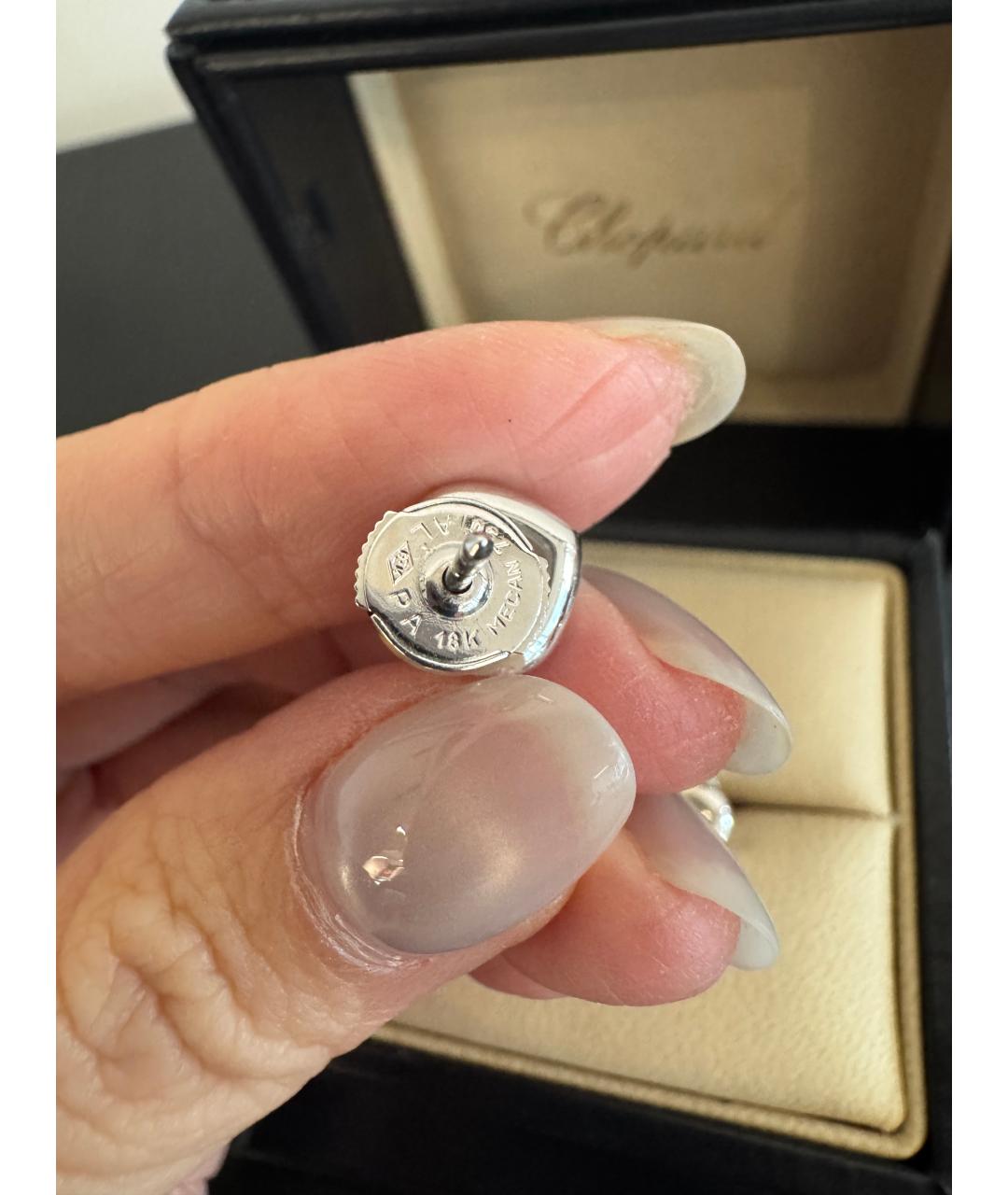 CHOPARD Белые серьги из белого золота, фото 6