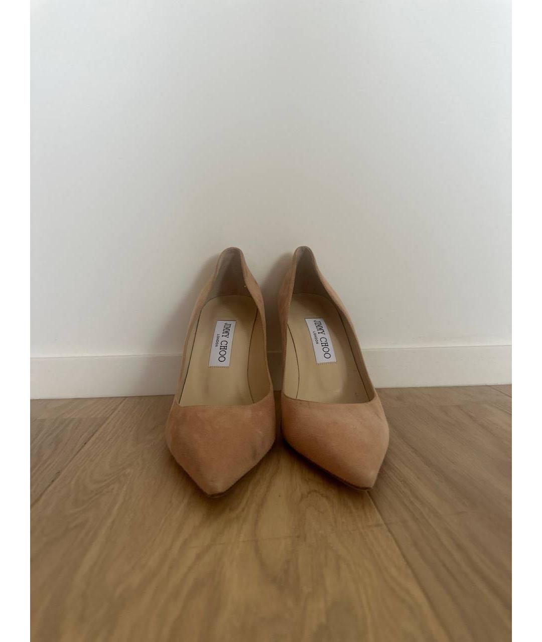 JIMMY CHOO Розовые замшевые туфли, фото 2