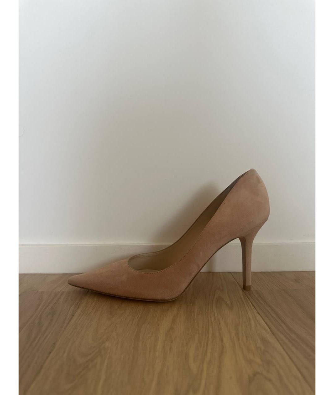 JIMMY CHOO Розовые замшевые туфли, фото 9