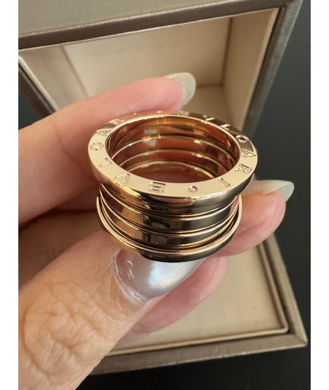 BVLGARI Розовое кольцо из розового золота, фото 6