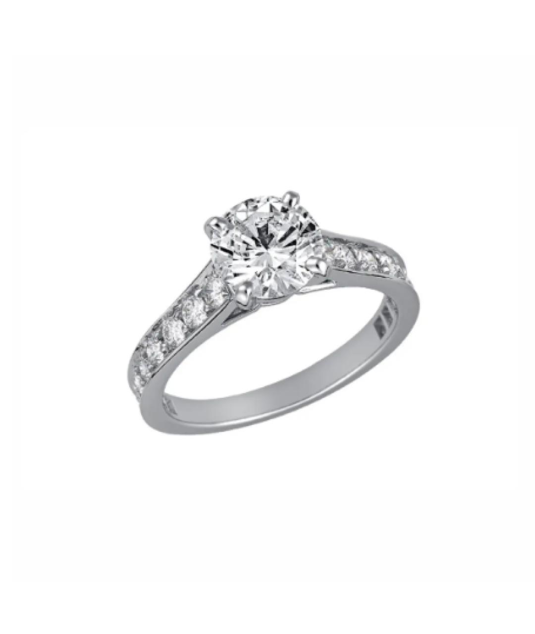 CARTIER Белое платиновое кольцо, фото 1