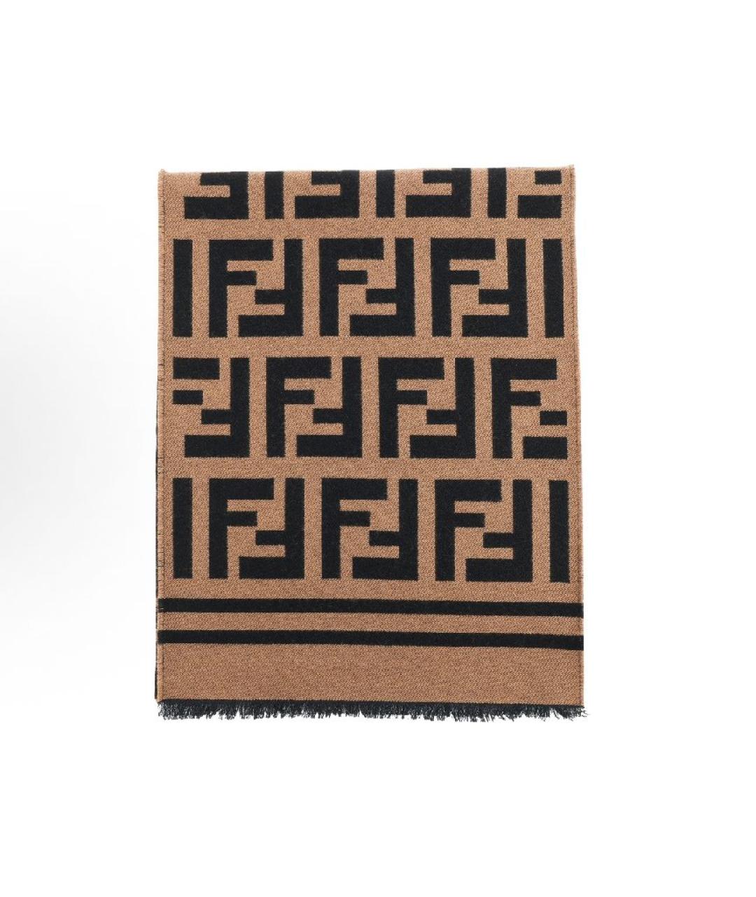 FENDI Шерстяной шарф, фото 2