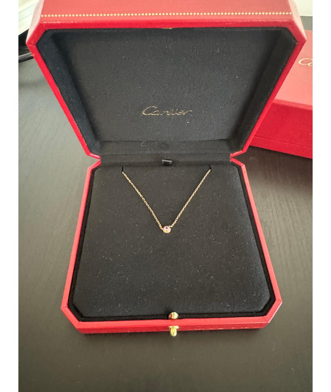 CARTIER Розовое колье из розового золота, фото 3