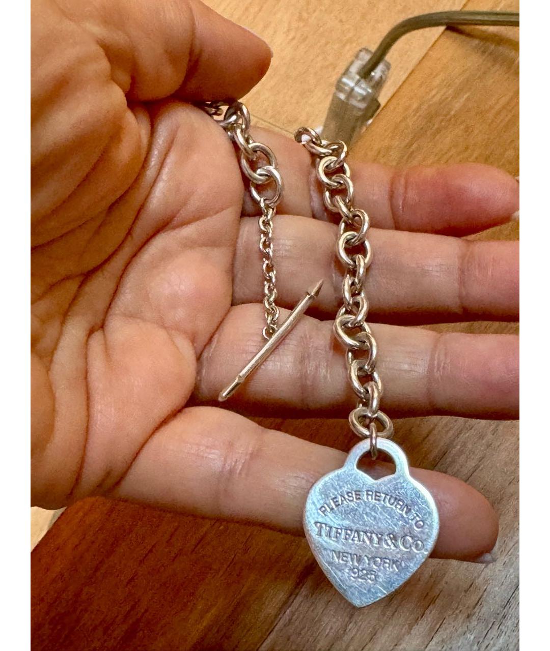 TIFFANY&CO Серебрянный серебряный браслет, фото 3