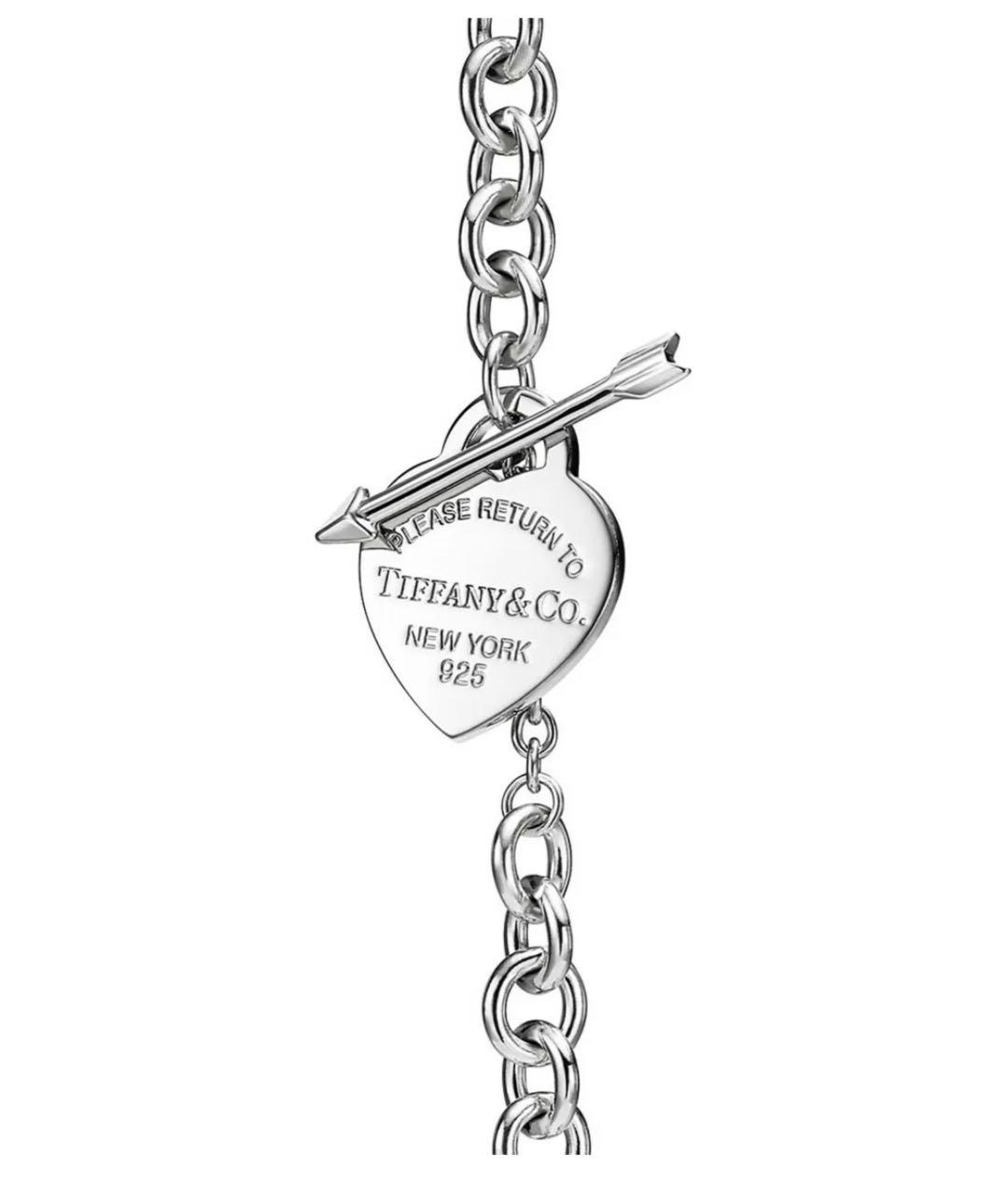 TIFFANY&CO Серебрянный серебряный браслет, фото 7