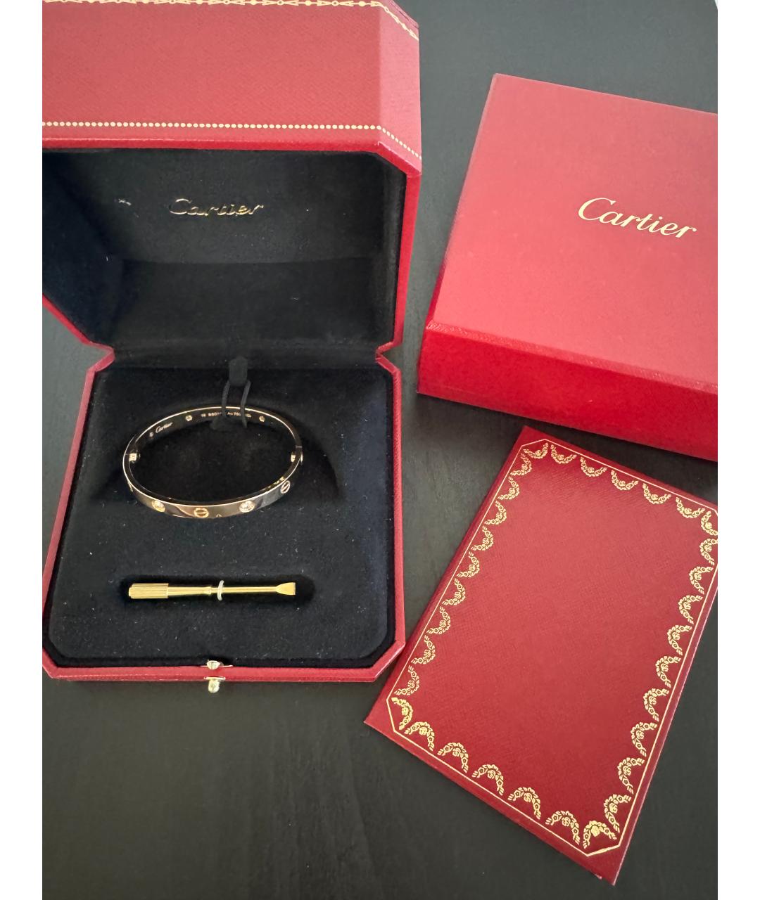 CARTIER Розовый браслет из розового золота, фото 3