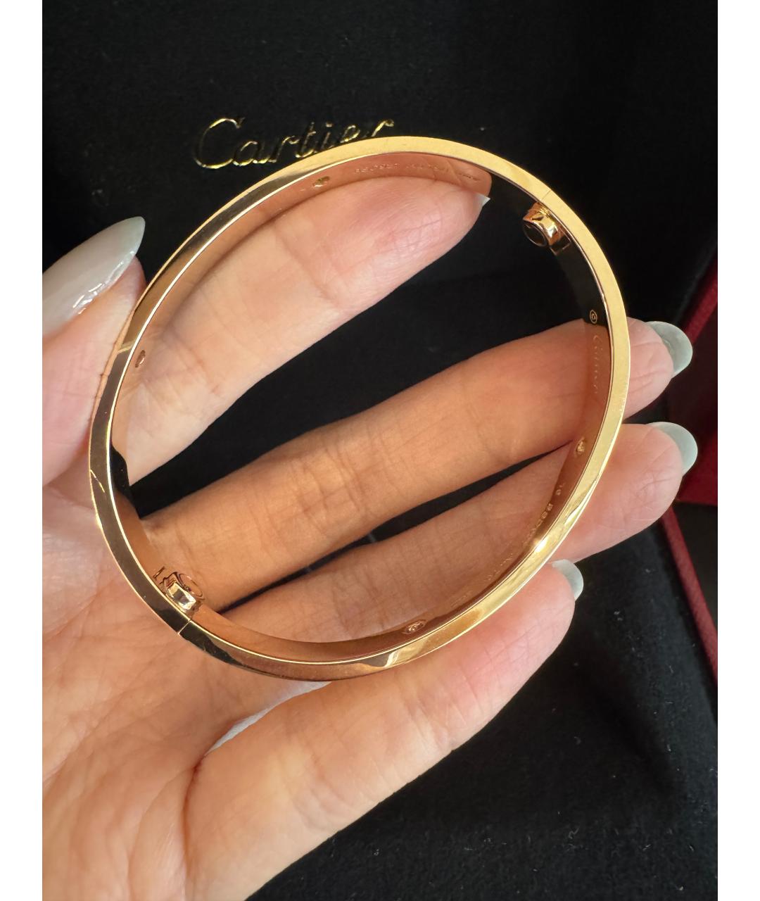 CARTIER Розовый браслет из розового золота, фото 6