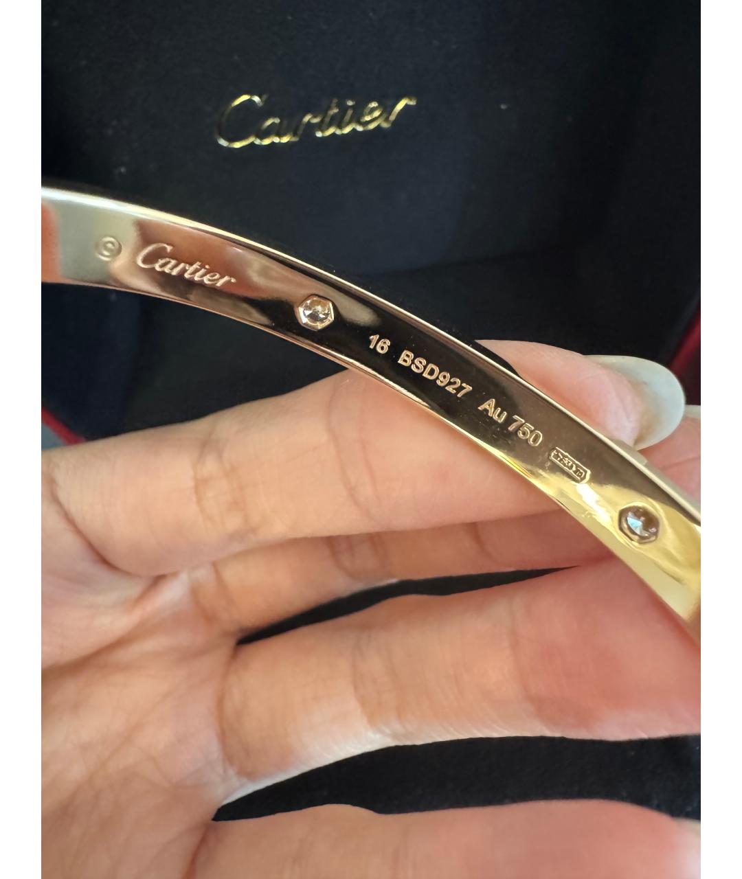 CARTIER Розовый браслет из розового золота, фото 7