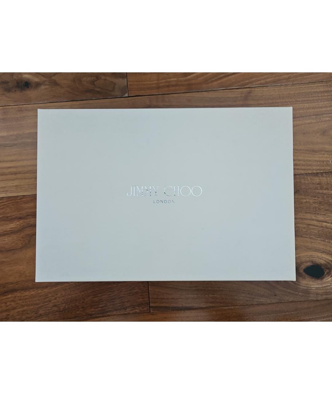 JIMMY CHOO Бежевые кожаные туфли, фото 6