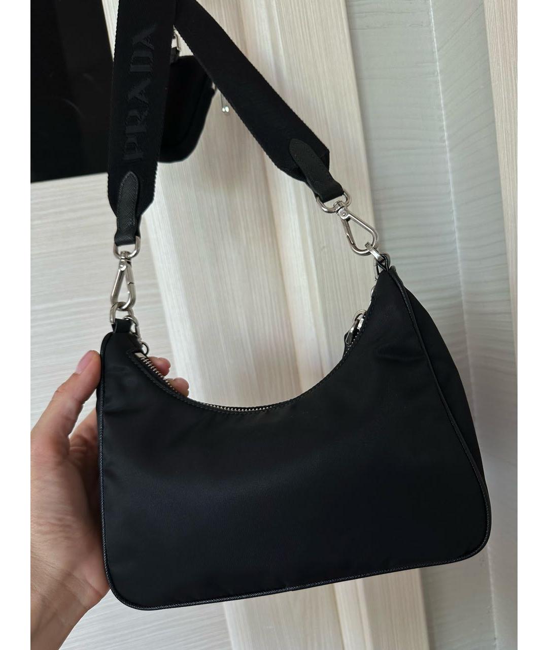 PRADA Черная сумка через плечо, фото 3