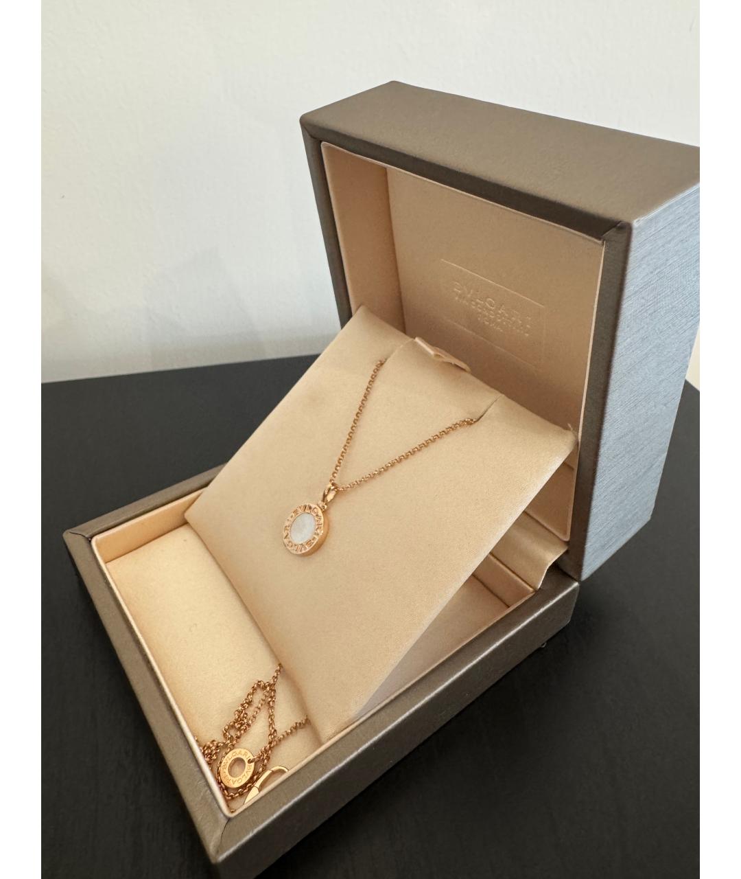 BVLGARI Розовое колье из розового золота, фото 5