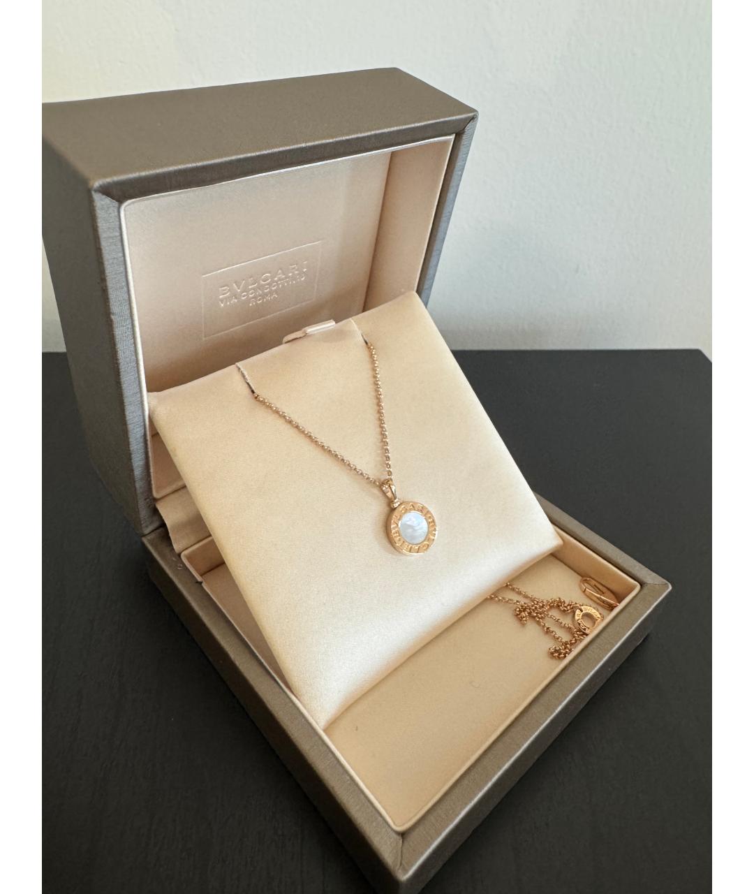 BVLGARI Розовое колье из розового золота, фото 4