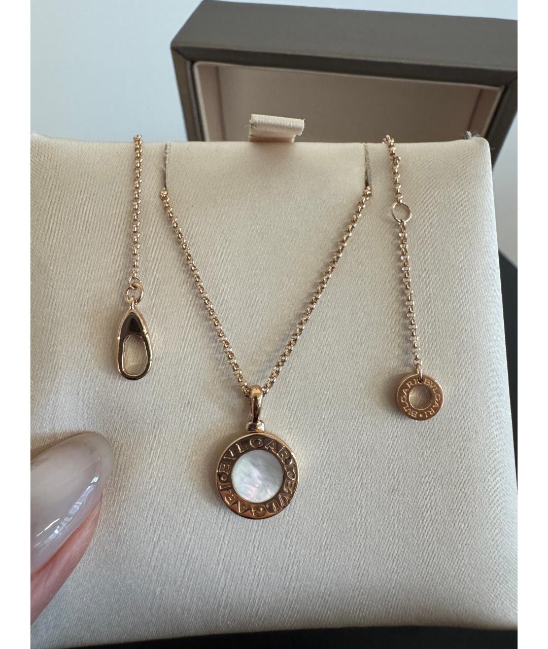 BVLGARI Розовое колье из розового золота, фото 7