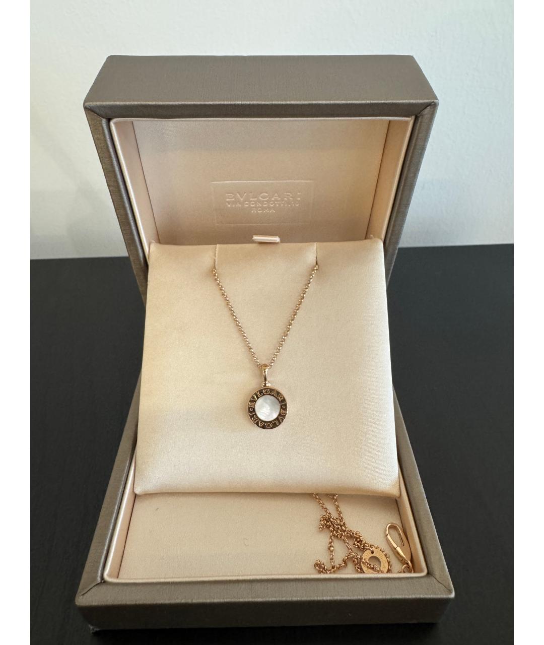 BVLGARI Розовое колье из розового золота, фото 3