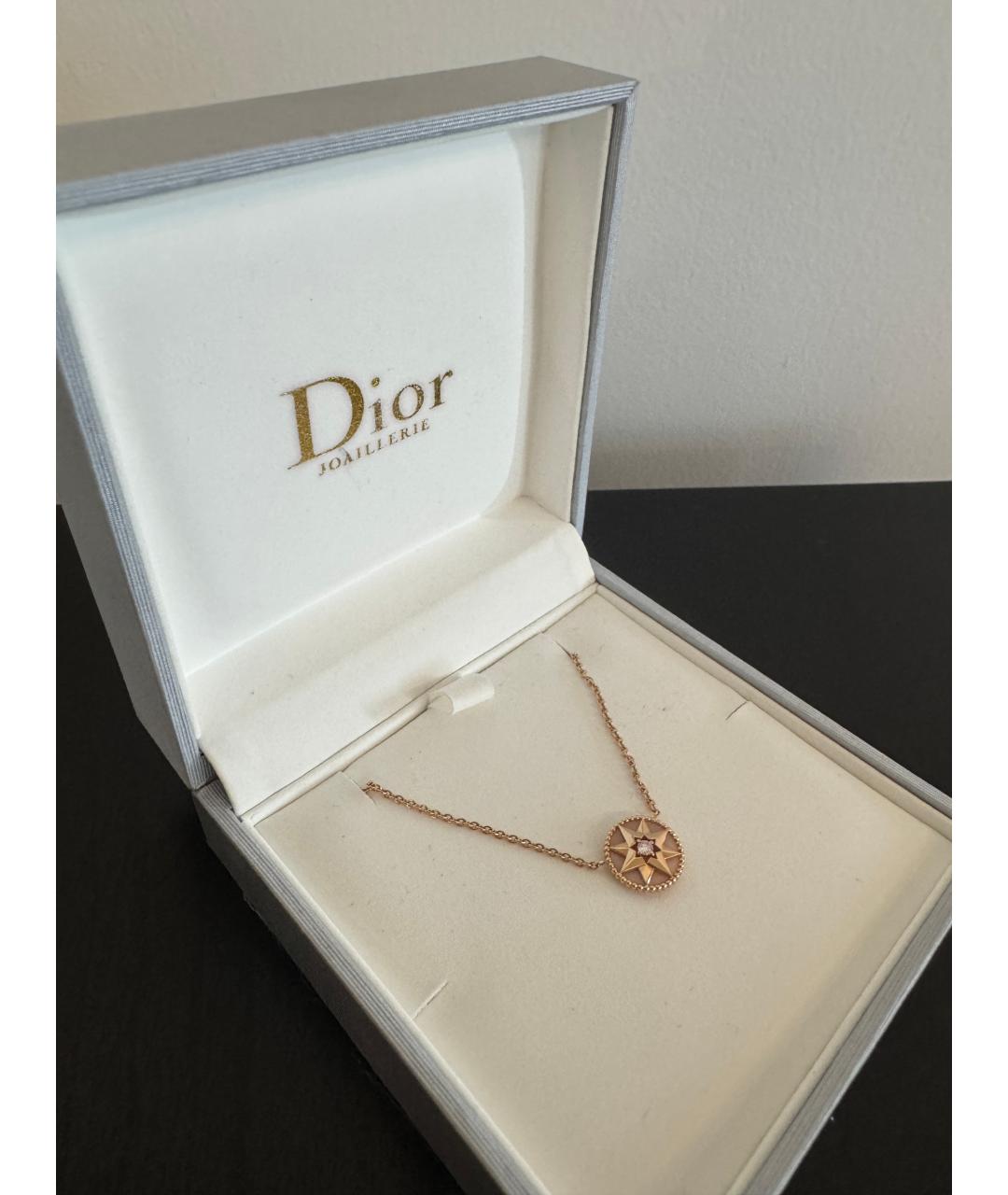 CHRISTIAN DIOR Розовое колье из розового золота, фото 4
