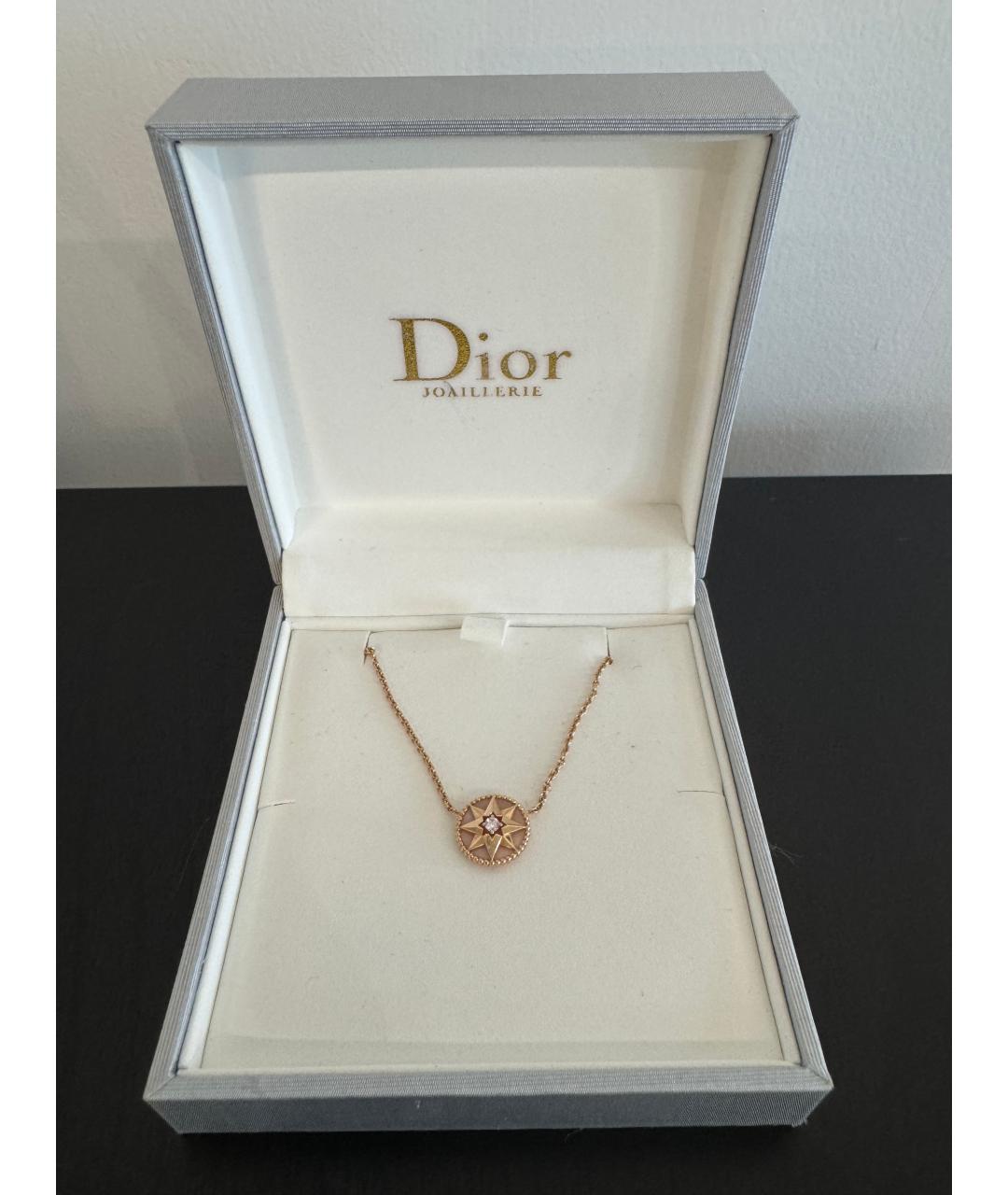 CHRISTIAN DIOR Розовое колье из розового золота, фото 8