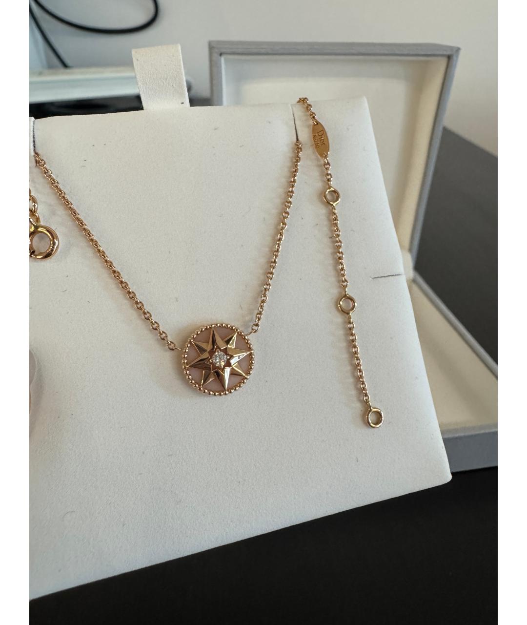 CHRISTIAN DIOR Розовое колье из розового золота, фото 7