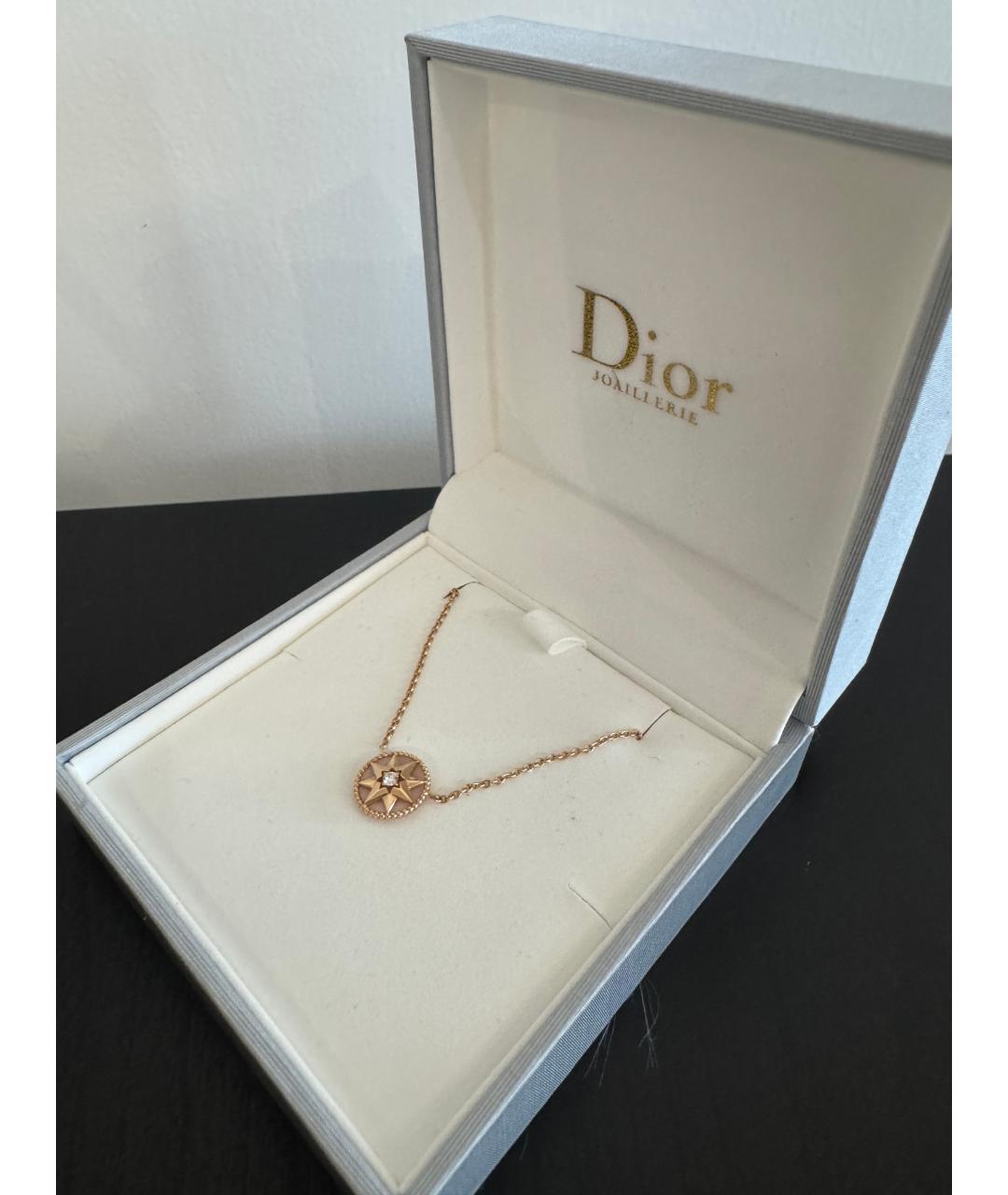 CHRISTIAN DIOR Розовое колье из розового золота, фото 3