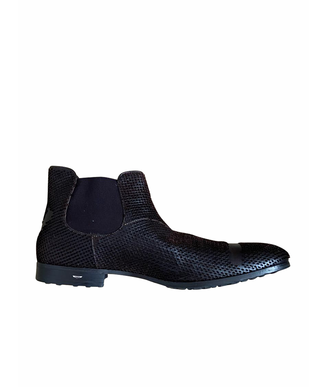 ALBERTO GUARDIANI Коричневые кожаные высокие ботинки, фото 1