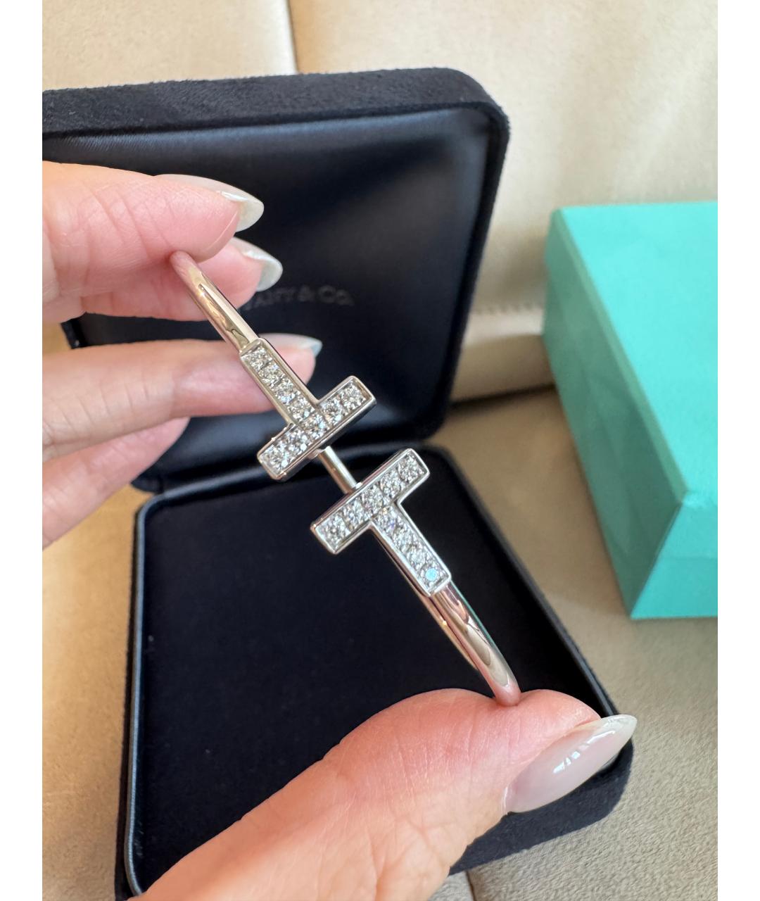 TIFFANY&CO Белый браслет из белого золота, фото 4