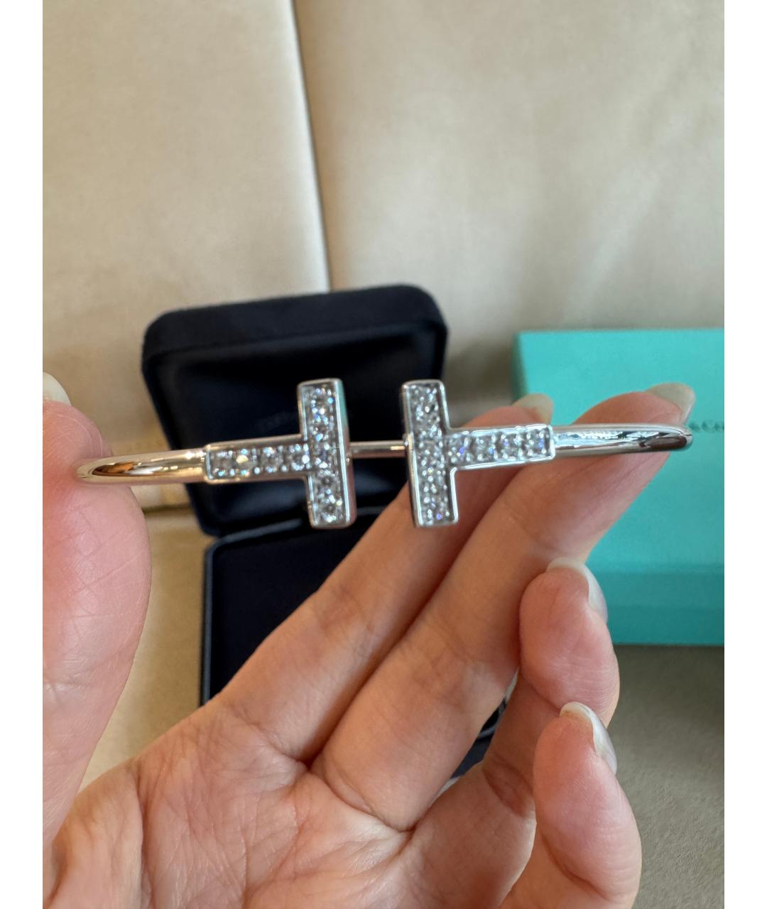 TIFFANY&CO Белый браслет из белого золота, фото 5