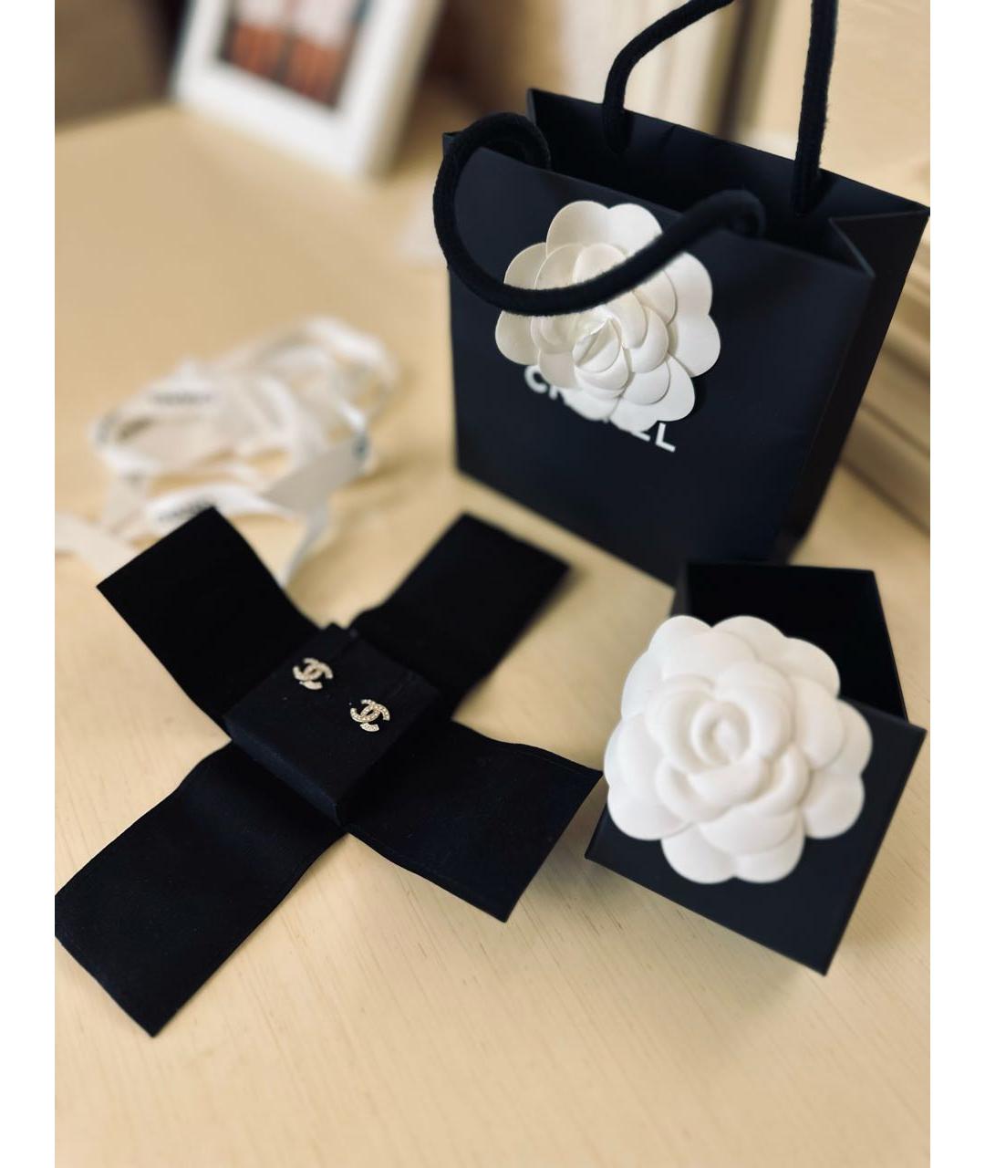 CHANEL Серебряные с серебряным покрытием серьги, фото 4