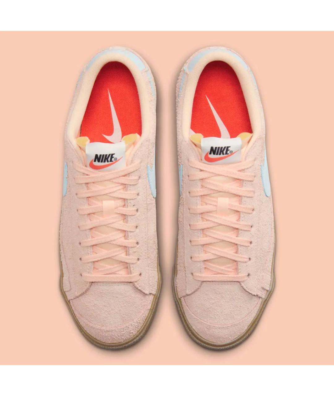 NIKE Бежевые замшевые кеды, фото 4