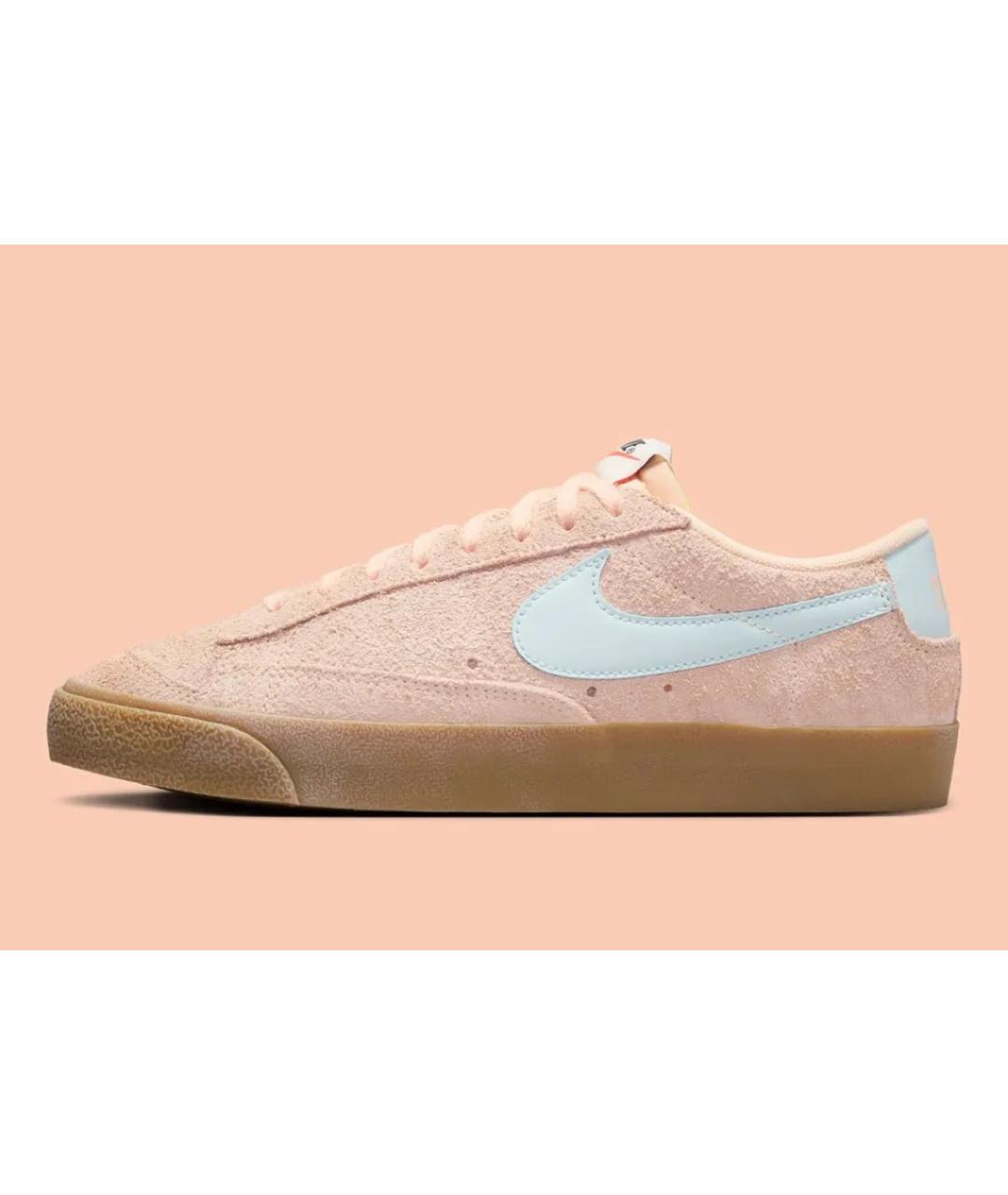 NIKE Бежевые замшевые кеды, фото 2