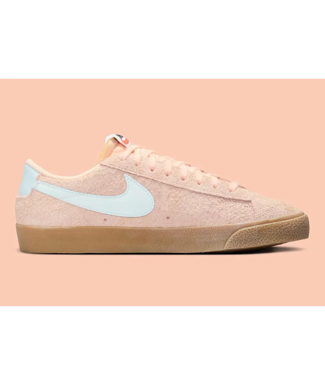 NIKE Бежевые замшевые кеды, фото 9
