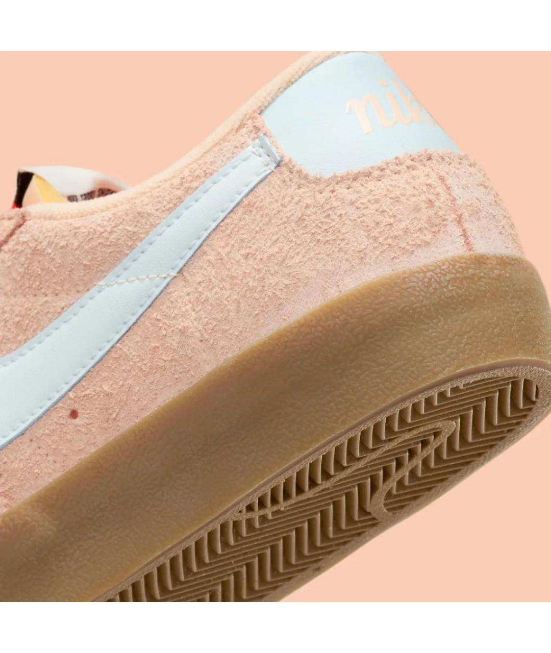 NIKE Бежевые замшевые кеды, фото 7