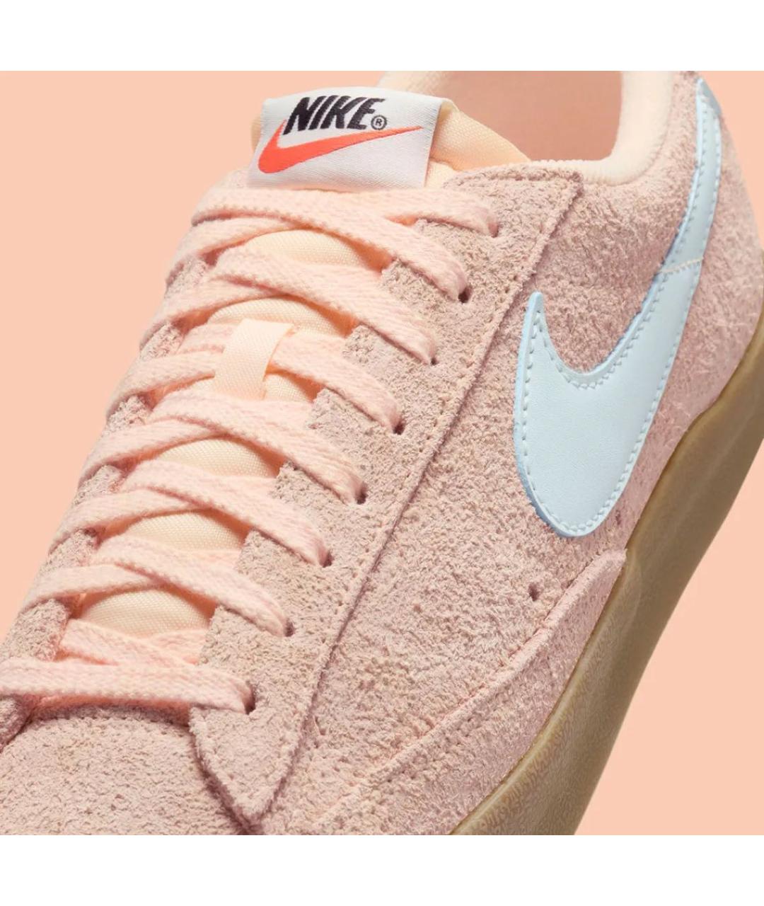 NIKE Бежевые замшевые кеды, фото 6