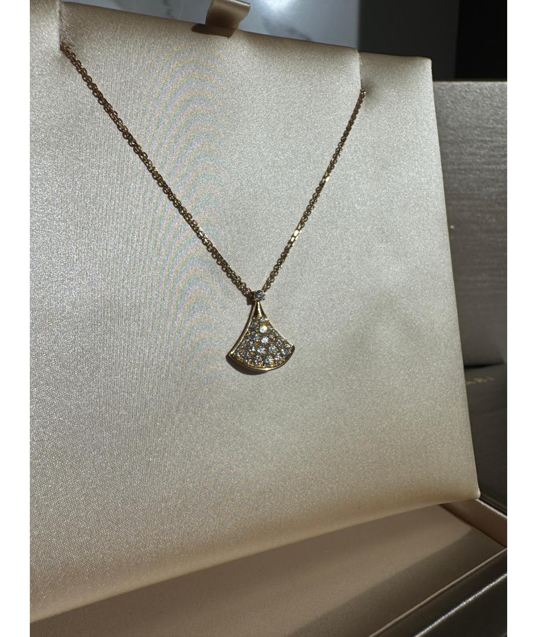 BVLGARI Золотое колье из желтого золота, фото 4