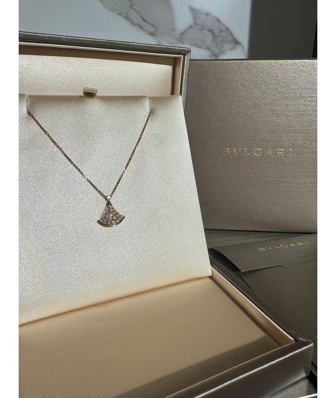 BVLGARI Золотое колье из желтого золота, фото 2
