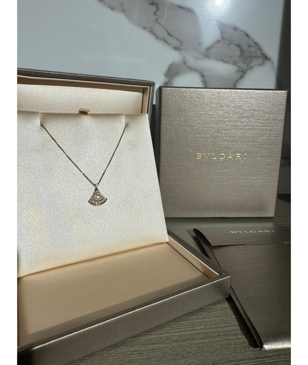 BVLGARI Золотое колье из желтого золота, фото 3