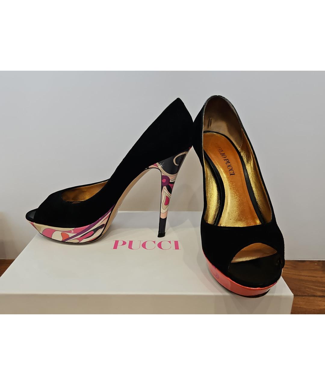 EMILIO PUCCI Красные кожаные туфли, фото 7