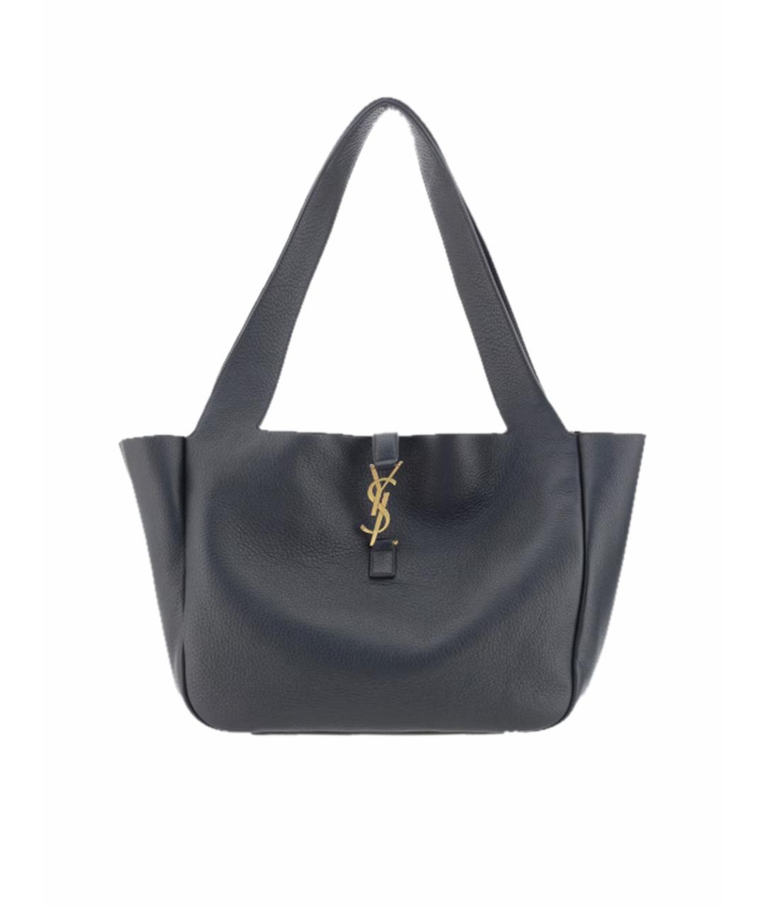 SAINT LAURENT Черная сумка тоут, фото 1