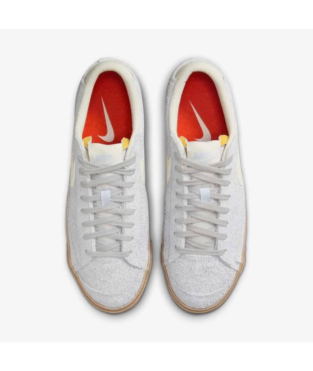 NIKE Серые замшевые кеды, фото 4
