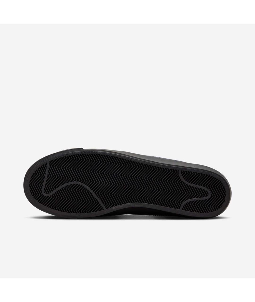 NIKE Бордовые кожаные низкие кроссовки / кеды, фото 6