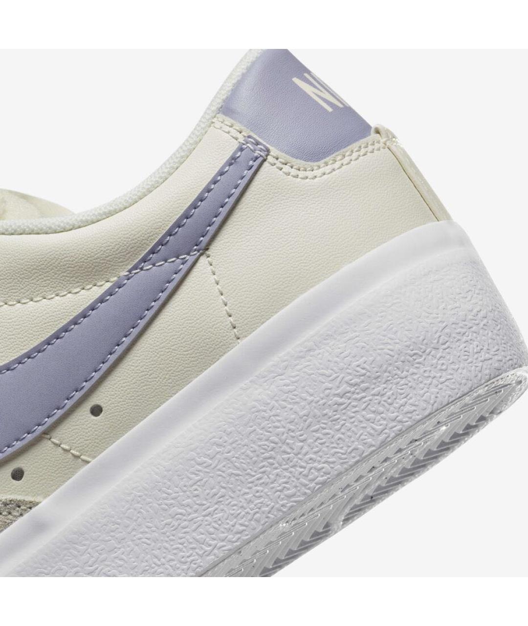 NIKE Бежевые кожаные кеды, фото 8