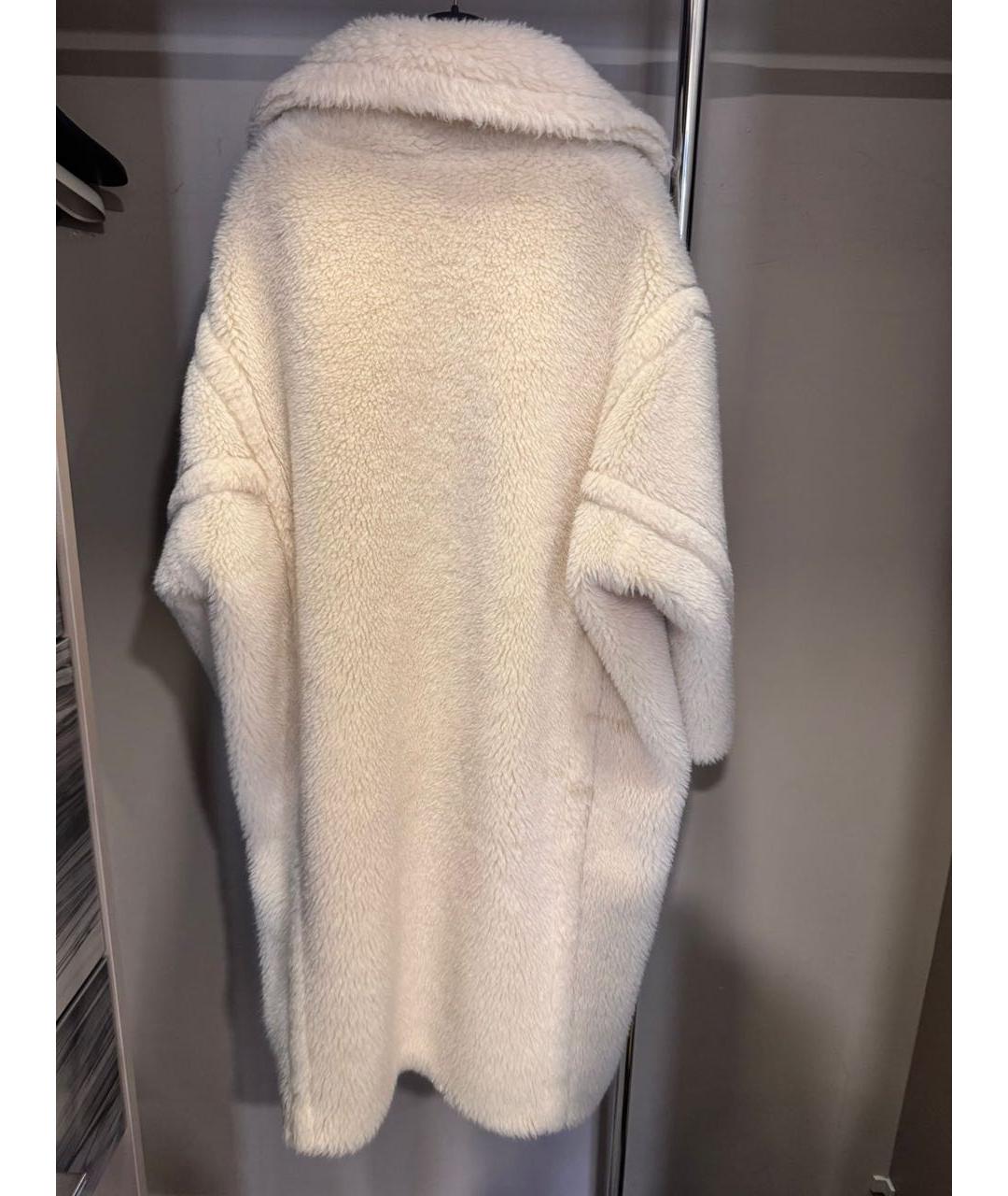 'S MAX MARA Белая шерстяная шуба, фото 4