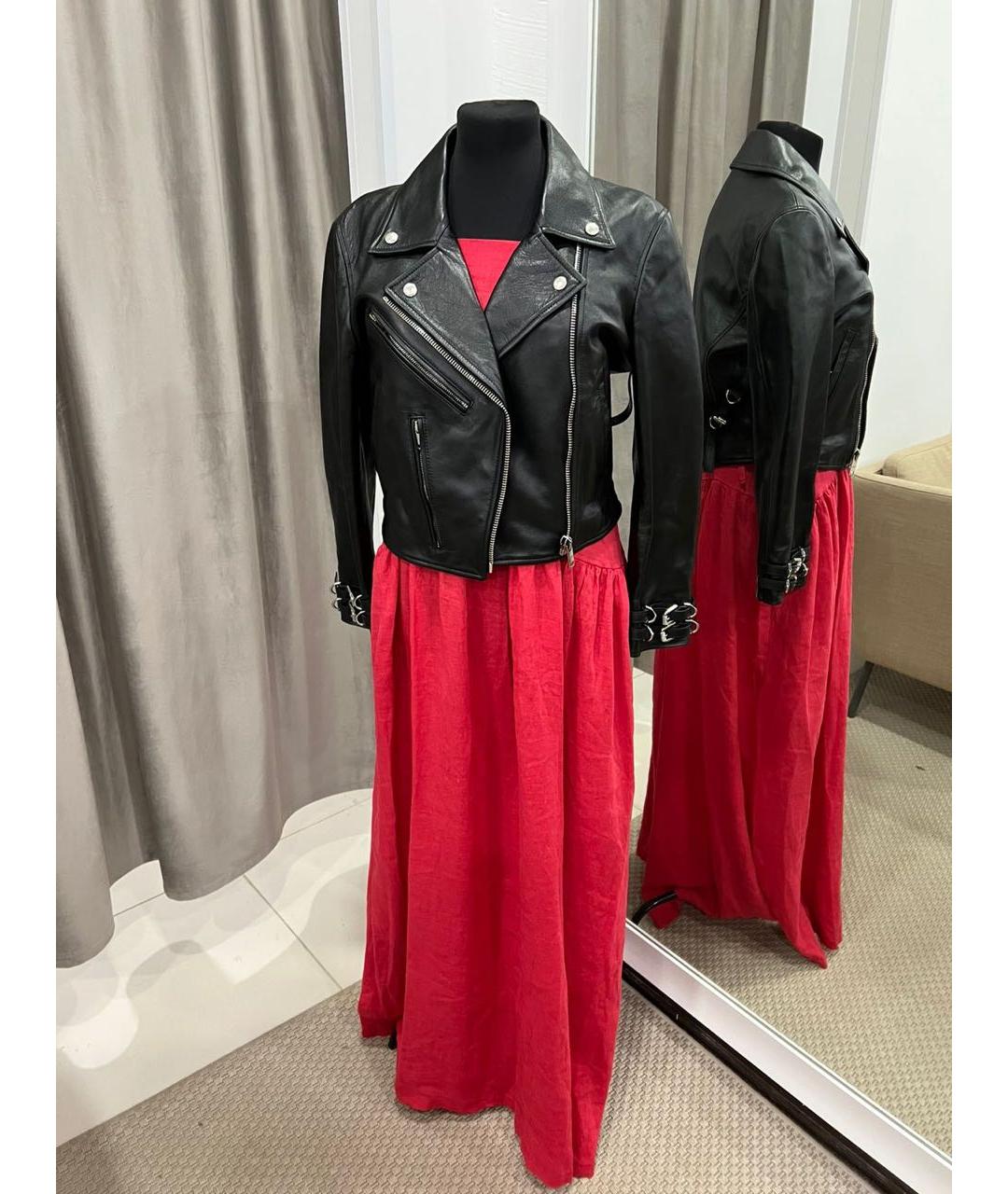 GIVENCHY Черная кожаная куртка, фото 3